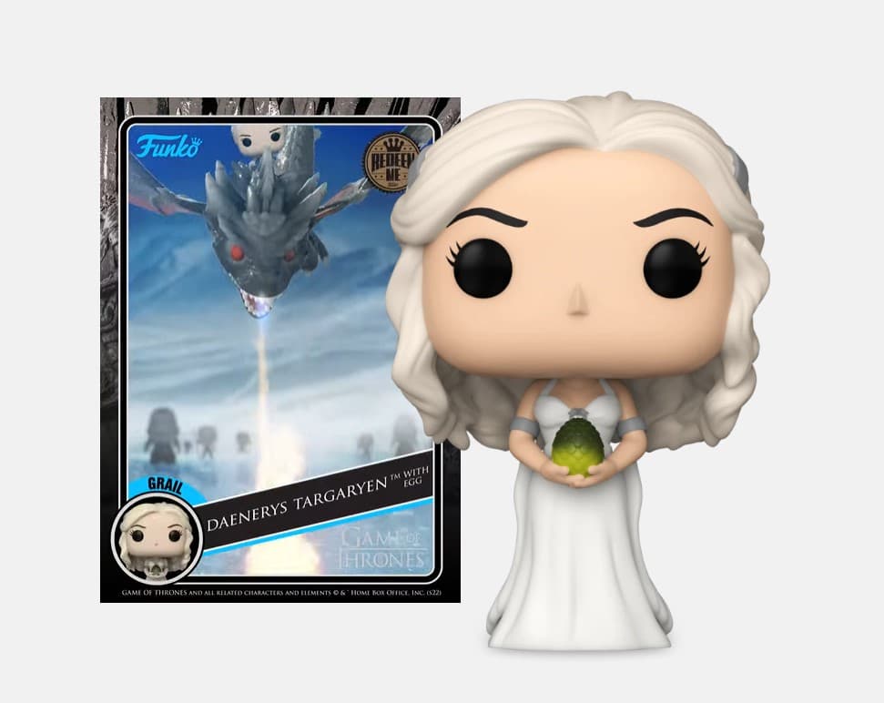 Daenerys Targaryen NFT de la collection Funko Pop.