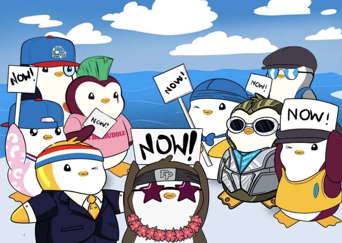 Une collection d'avatars de pingouins sur la glace