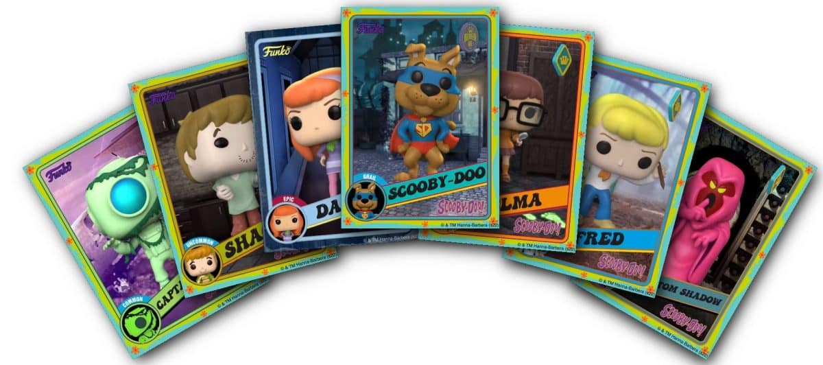Objets de collection numériques Scooby Doo x Funko NFT avec Scooby Doo et Shaggy.