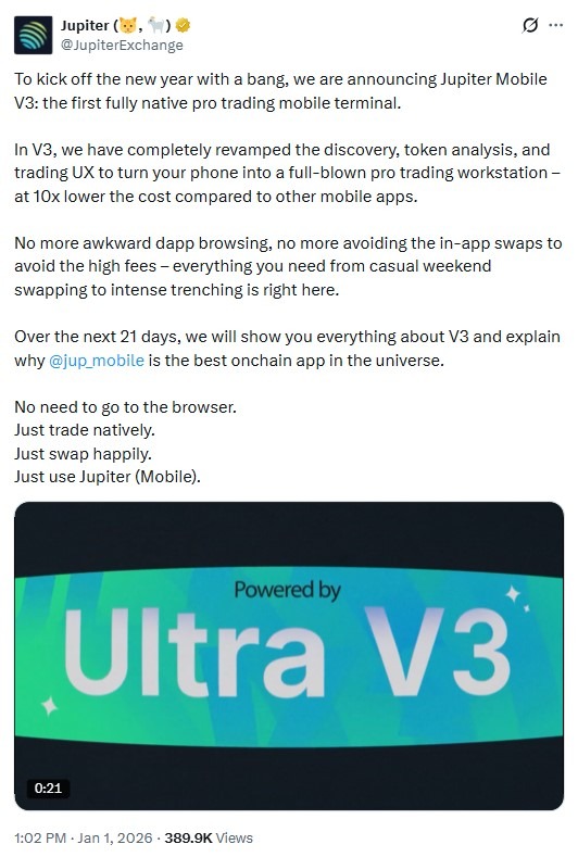 Mise à jour mobile V3