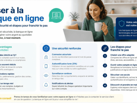 Passer à la banque en ligne : avantages, sécurité et étapes pour franchir le pas